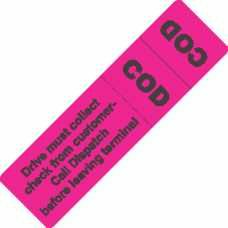 HazTab (C.O.D. This is a COD Delivery) Bill of Lading and Shipping Document Marker