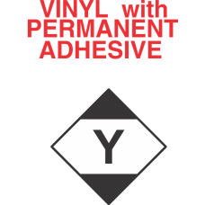 Limited Quantity 2x2 Vinyl Labels (With Y)