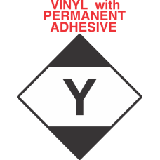 Limited Quantity 4x4 Vinyl Labels (With Y)