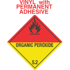 Organic Peroxide Class 5.2 Vinyl Labels