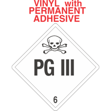 PG III 6.2 Vinyl Labels