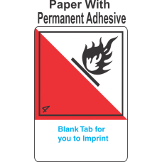 (Blank) Spontaneously Combustible Class 4.2 Proper Shipping Name (Extended) Paper International Wordless Labels