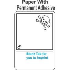 (Blank) Toxic Class 6.1 Proper Shipping Name (Extended) Paper International Wordless Labels