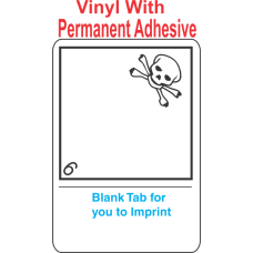 (Blank) Toxic Class 6.1 Proper Shipping Name (Extended) Vinyl International Wordless Labels