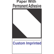 Limited Quantity Custom Imprinted Shipping Name (Extended) Paper Labels (Without Y)