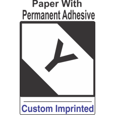 Limited Quantity Custom Imprinted Shipping Name Paper Labels (With Y)