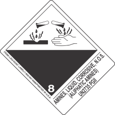 Amines, Liquid, Corrosive, N.O.S. (Aliphatic Amines) UN2735 PGII