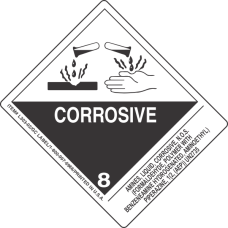 Amines, Liquid, Corrosive, N.O.S. (Formaldehyde, Polymer With Benzeneamine Hydrogenated, Aminoethyl) Piperazine, 1(2, (Aep)) UN2735