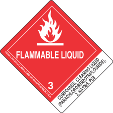 Compounds, Cleaning Liquid (Parachlorobenzotriflouride), 3, NA1993, PGII