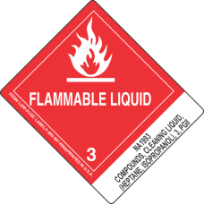 NA1993 Compounds, Cleaning Liquid, (Heptane, Isopropanol), 3, PGII
