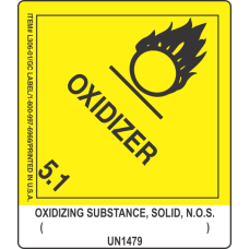 Oxidizing Substance, Solid, N.O.S. UN1479