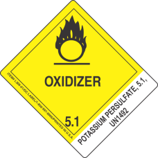 Potassium Persulfate, 5.1, UN1492