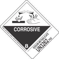 Sodium Metasilicate UN3262 PGII
