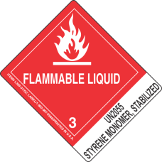 UN2055 Styrene Monomer, Stabilized
