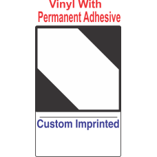 Limited Quantity Custom Imprinted Shipping Name (Extended) Vinyl Labels (Without Y)