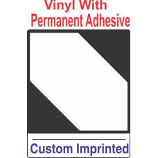 Limited Quantity Custom Imprinted Shipping Name Vinyl Labels (Without Y)