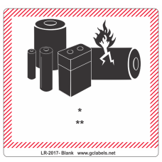 Lithium Battery Label 2017