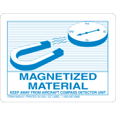 Magnetized Material Label