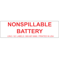 NonSpillable Battery