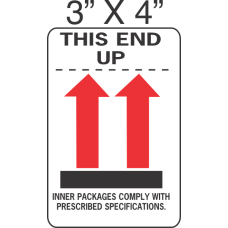 Pictorial This End Up With Inner Packages Comply 3in x 4in