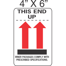 Pictorial This End Up With Inner Packages Comply 4in x 6in