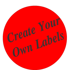 Create Your Own Fluorescent Red Circle Labels