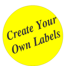 Create Your Own Fluorescent Yellow Circle Labels