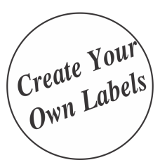 Create Your Own White Circle Labels