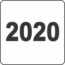 2020 Fluorescent Circle or Square Labels