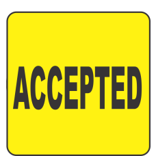 Accepted Fluorescent Circle or Square Labels
