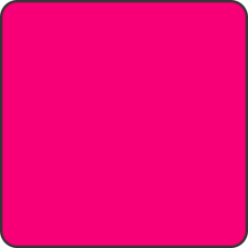 Blank Fluorescent Pink Square Labels