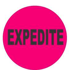 Expedite Fluorescent Circle or Square Labels