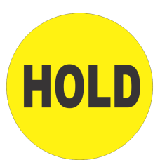 Hold Fluorescent Circle or Square Labels