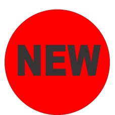 NEW Fluorescent Circle or Square Labels