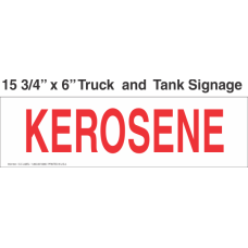 Truck And Tank Signs 16x6 Kerosene