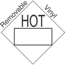Blank Window Hot Marking Removable Vinyl Placard