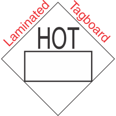 Blank Window Hot Marking Laminated Tagboard Placard