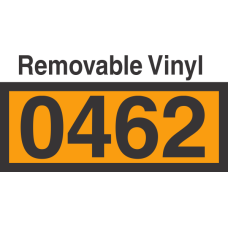 UN0462 Removable Vinyl DOT Orange Panel