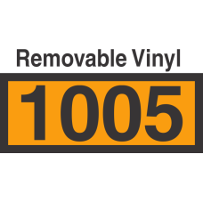 UN1005 Removable Vinyl DOT Orange Panel