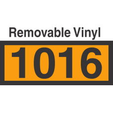 UN1016 Removable Vinyl DOT Orange Panel