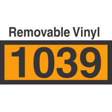 UN1039 Removable Vinyl DOT Orange Panel