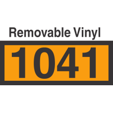 UN1041 Removable Vinyl DOT Orange Panel
