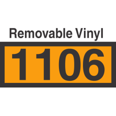 UN1106 Removable Vinyl DOT Orange Panel