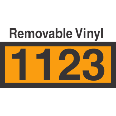 UN1123 Removable Vinyl DOT Orange Panel