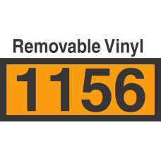 UN1156 Removable Vinyl DOT Orange Panel