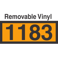 UN1183 Removable Vinyl DOT Orange Panel