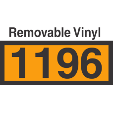 UN1196 Removable Vinyl DOT Orange Panel