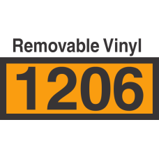 UN1206 Removable Vinyl DOT Orange Panel