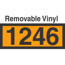 UN1246 Removable Vinyl DOT Orange Panel