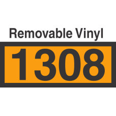 UN1308 Removable Vinyl DOT Orange Panel